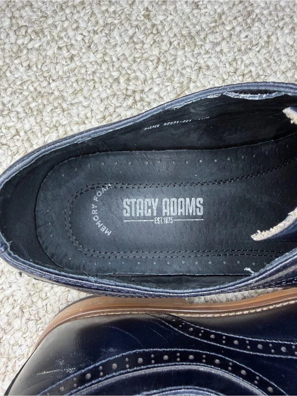 Stacy Adam’s leather Oxford shoes